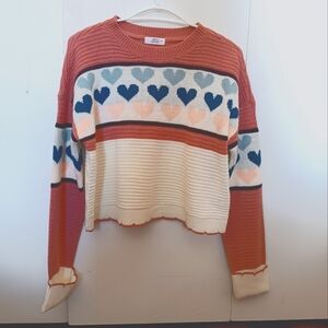 Heart-shaped sweater
